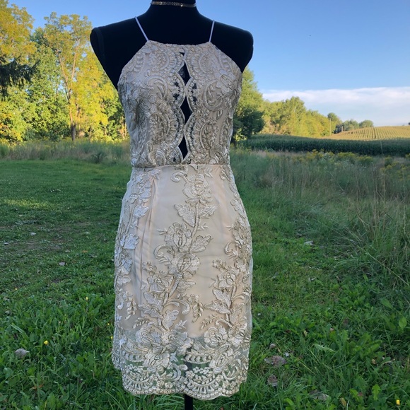 D’one Dresses & Skirts - Lace/Embroidery Mini Dress.